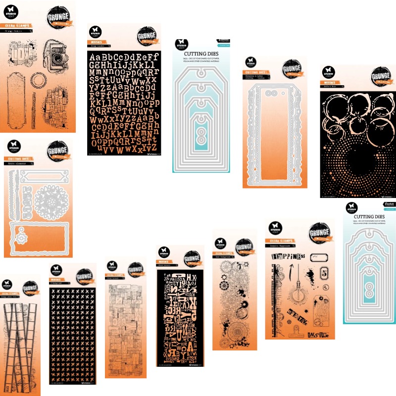 Food Storage Labels - Extra Elements Label Grunge Metal Cutting