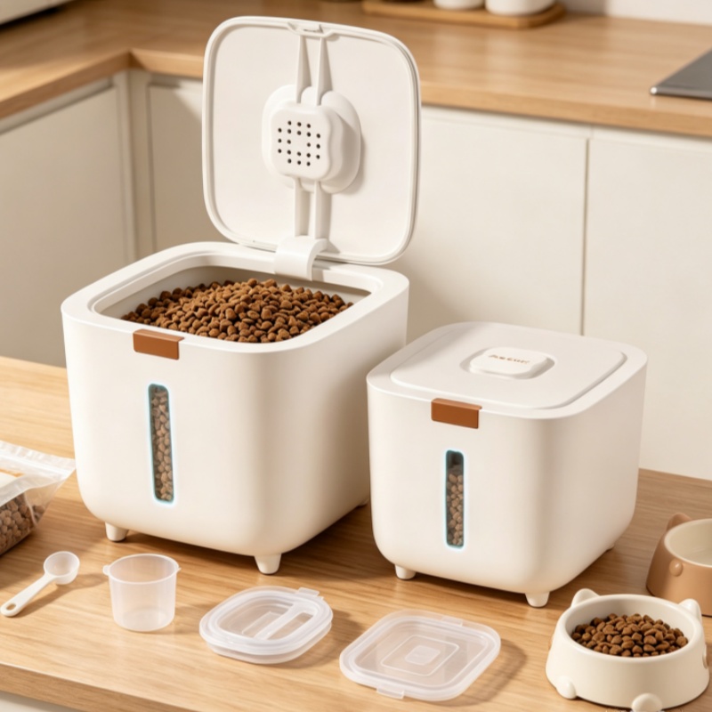 5/7KG Pet Food Storage Box, Se - Food Storage With Dividers recension och pris