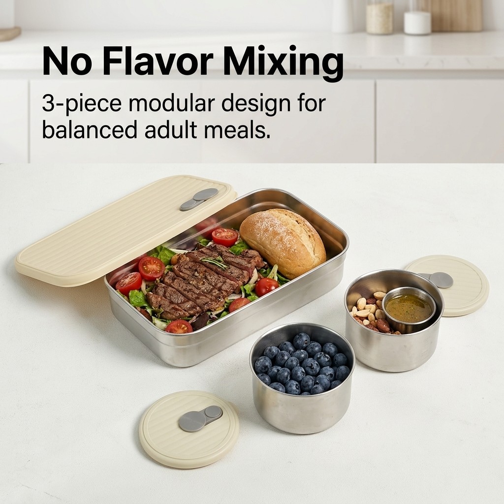 Microwave Safe 304 Stainless S - Food Storage Oven Safe recension och pris