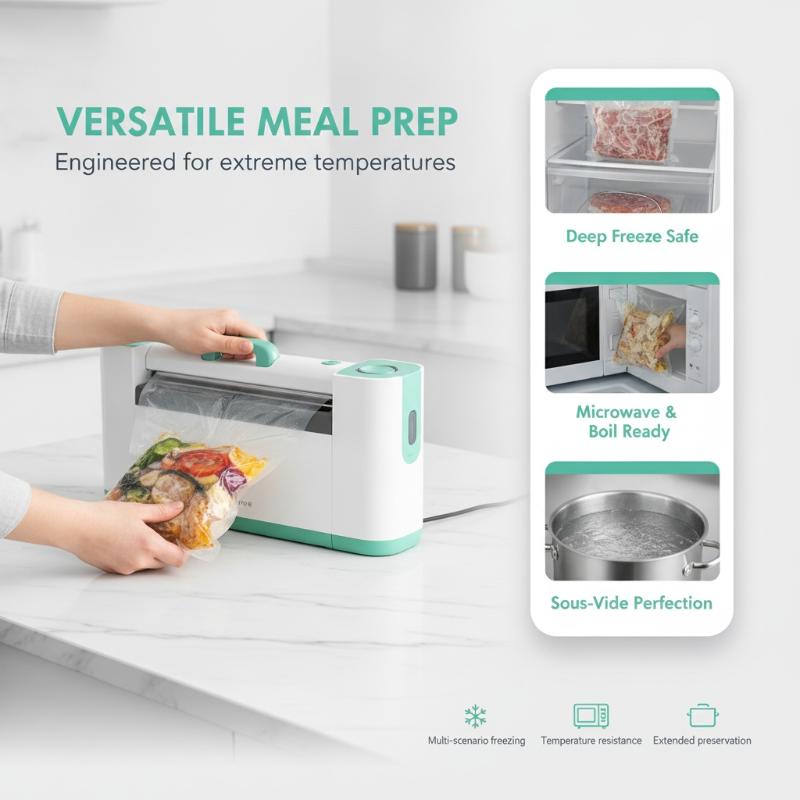 100 PCS BPA Free Vacuum Sealer - Food Storage Bag recension och pris