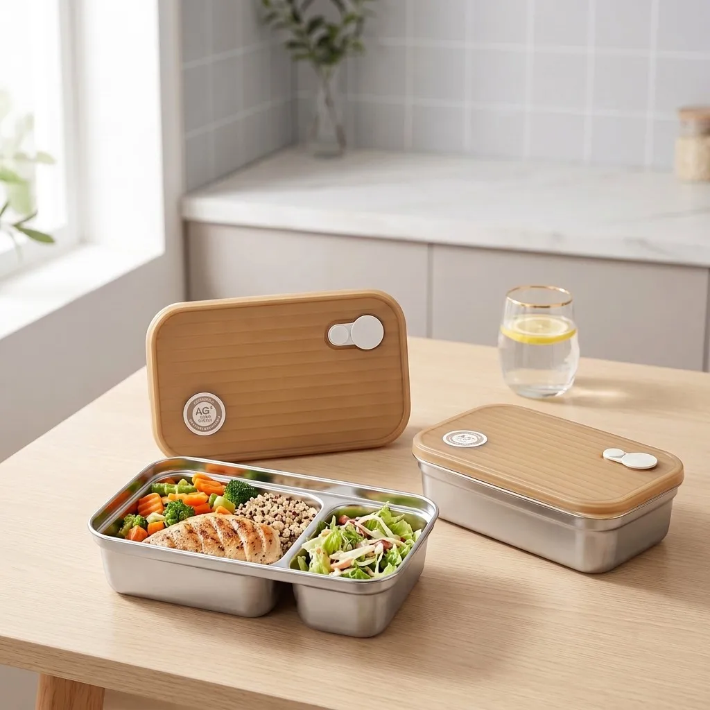 304 Stainless Steel Bento Box  - Food Storage Oven Safe recension och pris